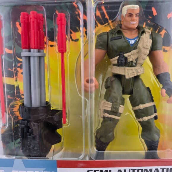 Kenner G.I. Joe Extreme Lt. Stone with Semi-Automatic Gatling Firepower Figure - Picture 7 of 8